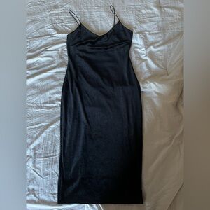 Mind Code Black Strapless Dress